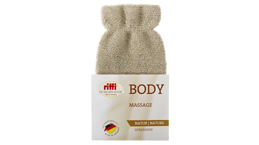 Body Massage Handschuh - Intensiv Natur